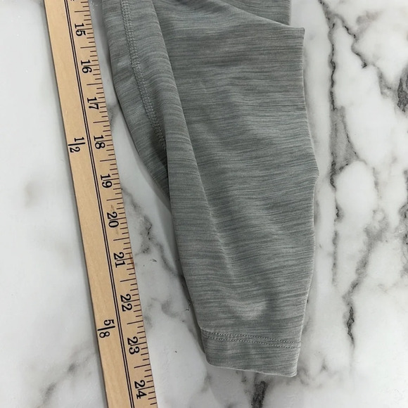 Nike‎ Leggings Womens Large Gray Dri Fit Yoga Ruched 7/8 Tights Workout - Picture 8 of 11